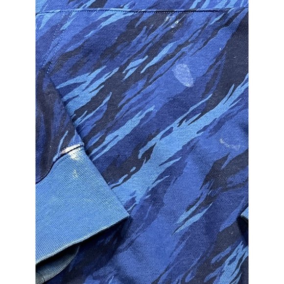 Nike Hoodie Sportswear Essentials  All Over Print Blue/Red mens size‎ M Y2K - Picture 3 of 6